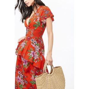 Floral Tiered Maxi Dress